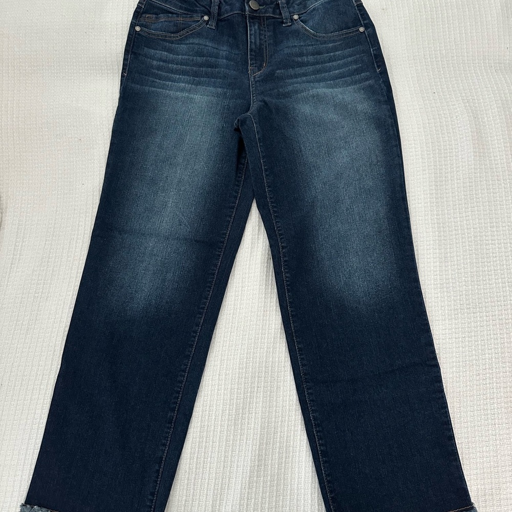 1822 Denim Blue Straight Leg Jeans Classic Fit